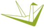 alt=grüner Logo Kranich der Selbsthilfegruppe Kranich