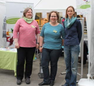 Julia, Dagmar und Katharina beim 30. Hannoverschen Selbsthilfetag (2016)